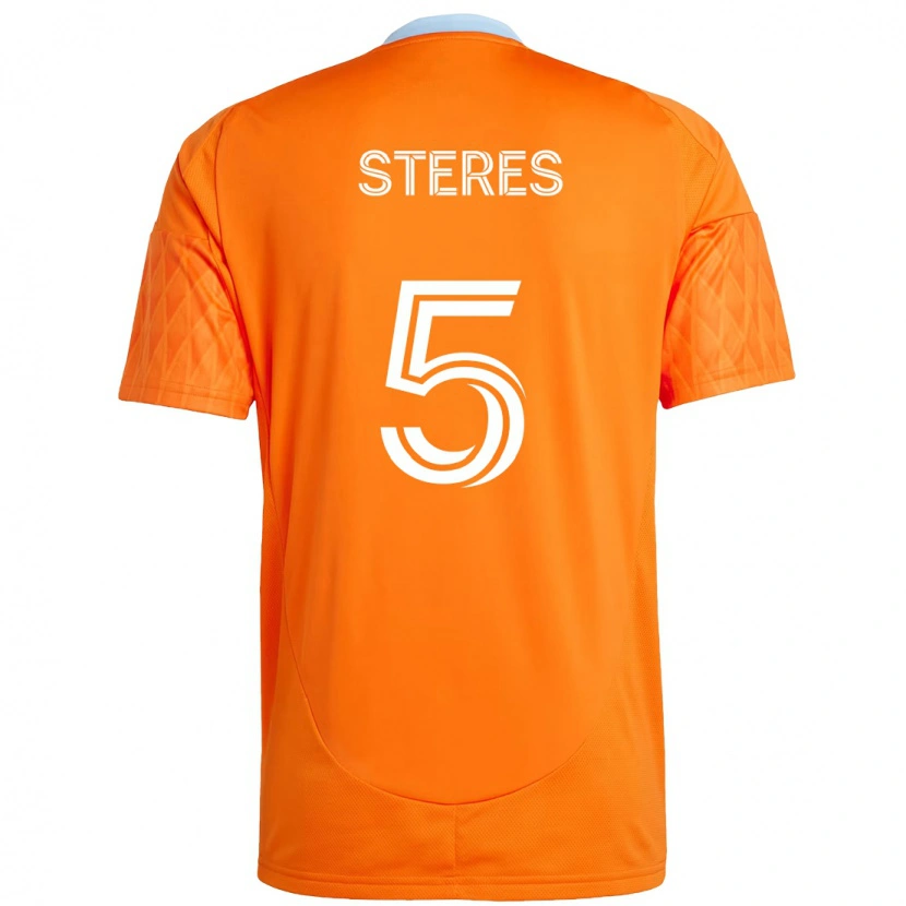 Danxen Heren Daniel Steres #5 Oranje Wit Thuisshirt Thuistenue 2025/26 T-Shirt