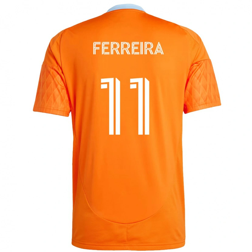 Danxen Heren Sebastián Ferreira #11 Oranje Wit Thuisshirt Thuistenue 2025/26 T-Shirt