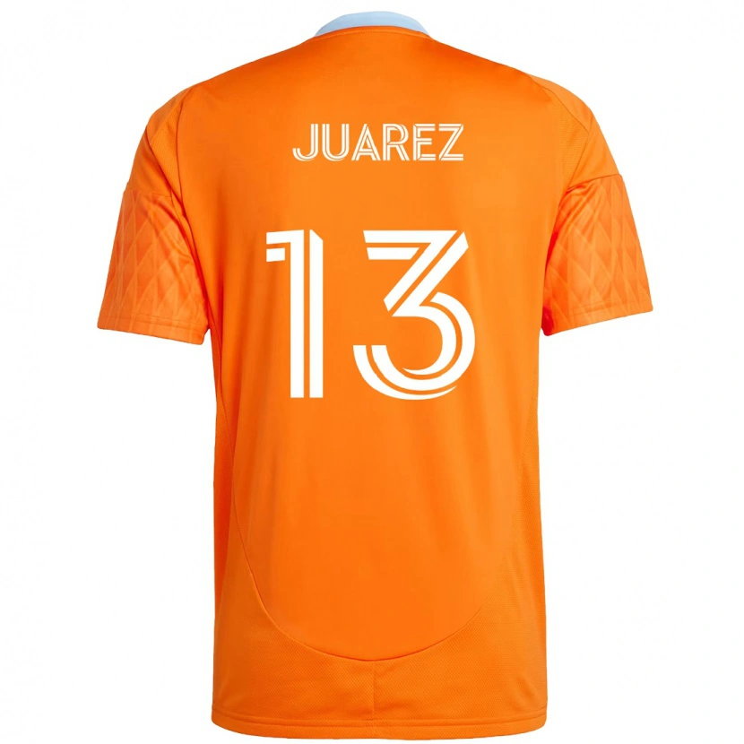 Danxen Heren Jathan Juarez #13 Oranje Wit Thuisshirt Thuistenue 2025/26 T-Shirt