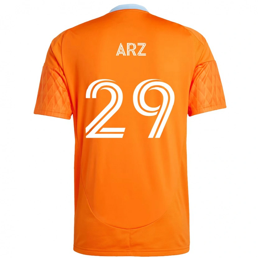 Danxen Heren Exon Arzú #29 Oranje Wit Thuisshirt Thuistenue 2025/26 T-Shirt