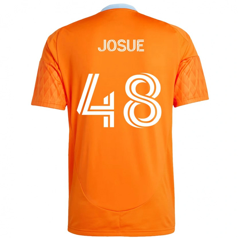 Danxen Heren Josué #48 Oranje Wit Thuisshirt Thuistenue 2025/26 T-Shirt
