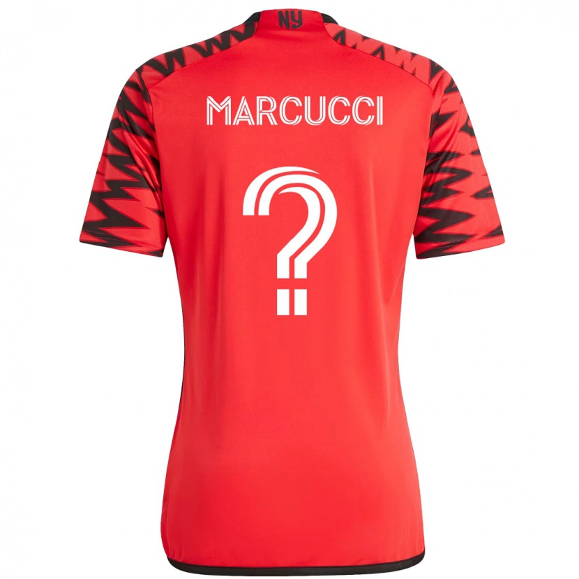 Danxen Heren Aj Marcucci #0 Rood Zwart Thuisshirt Thuistenue 2025/26 T-Shirt