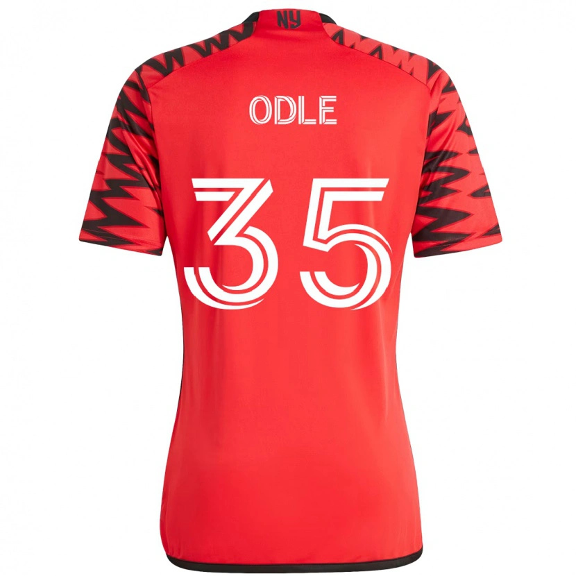 Danxen Heren Dallas Odle #35 Rood Zwart Thuisshirt Thuistenue 2025/26 T-Shirt