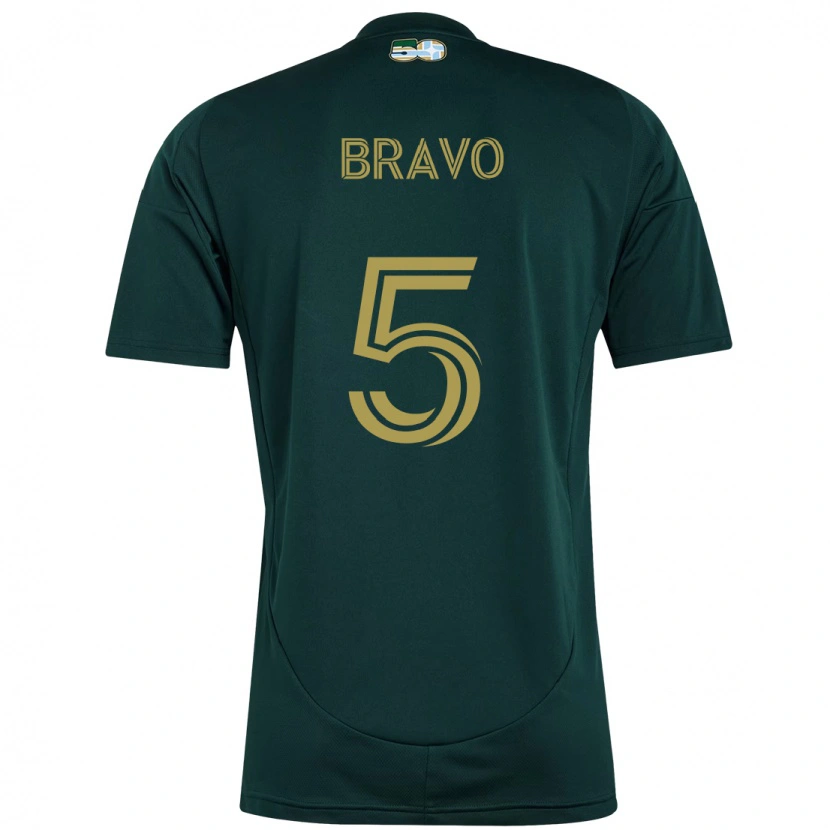 Danxen Heren Claudio Bravo #5 Zwart Bruin Thuisshirt Thuistenue 2025/26 T-Shirt