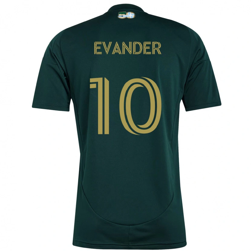 Danxen Heren Evander #10 Zwart Bruin Thuisshirt Thuistenue 2025/26 T-Shirt