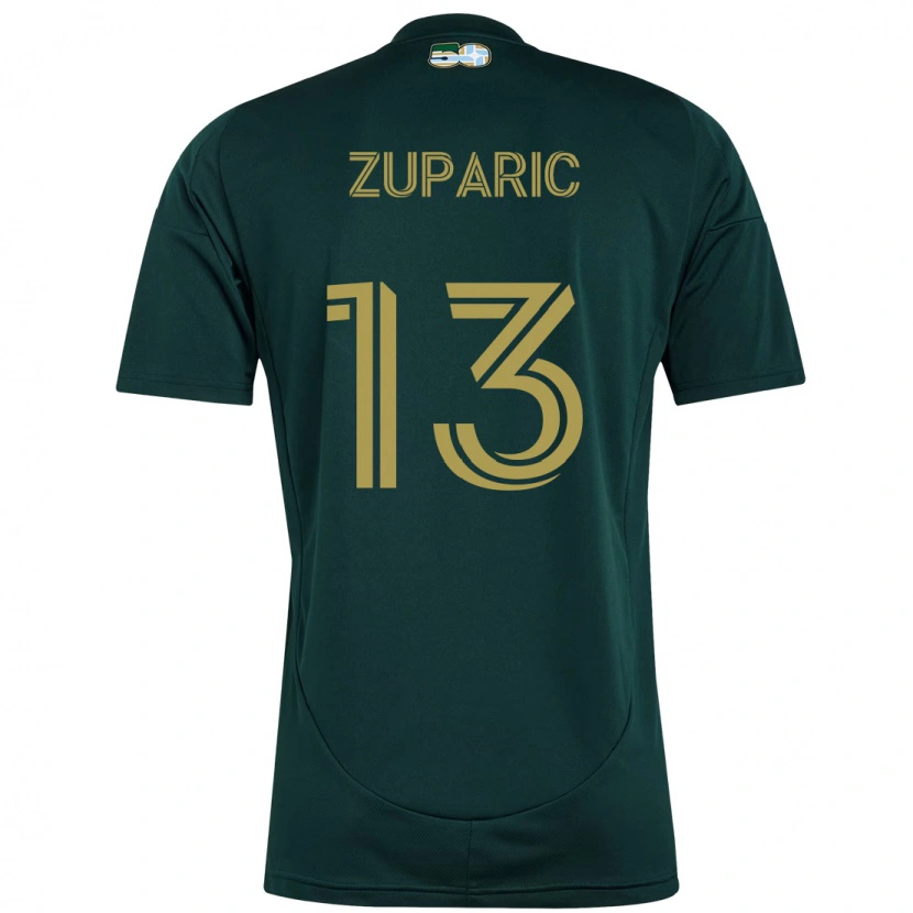 Danxen Heren Dario Župarić #13 Zwart Bruin Thuisshirt Thuistenue 2025/26 T-Shirt