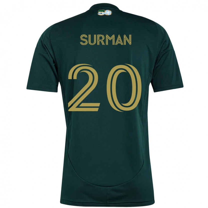 Danxen Heren Finn Surman #20 Zwart Bruin Thuisshirt Thuistenue 2025/26 T-Shirt