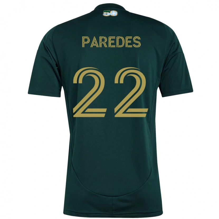 Danxen Heren Cristhian Paredes #22 Zwart Bruin Thuisshirt Thuistenue 2025/26 T-Shirt