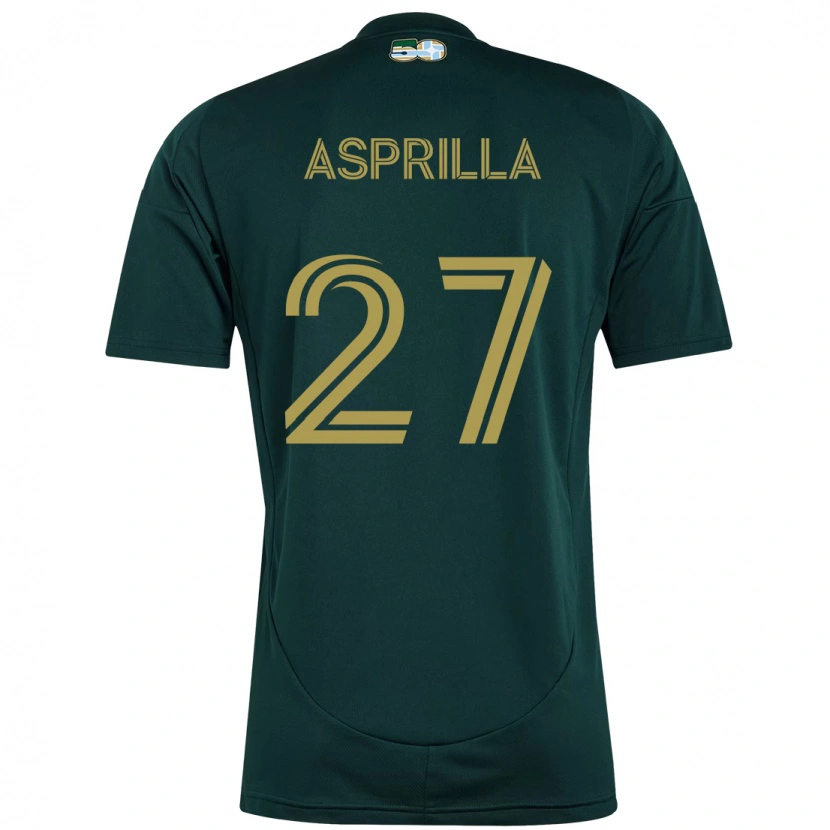 Danxen Heren Dairon Asprilla #27 Zwart Bruin Thuisshirt Thuistenue 2025/26 T-Shirt