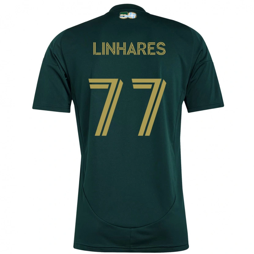 Danxen Heren Kyle Linhares #77 Zwart Bruin Thuisshirt Thuistenue 2025/26 T-Shirt