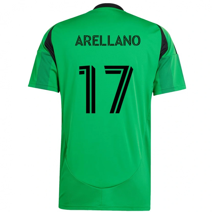 Danxen Heren Bryan Arellano #17 Groen Zwart Thuisshirt Thuistenue 2025/26 T-Shirt