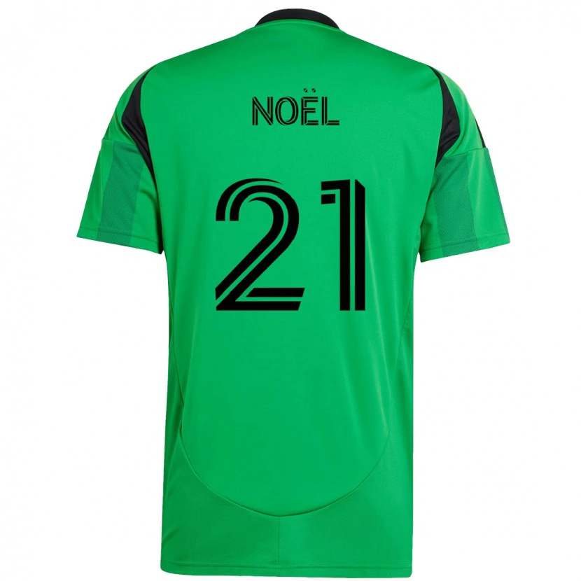 Danxen Heren Valentin Noël #21 Groen Zwart Thuisshirt Thuistenue 2025/26 T-Shirt