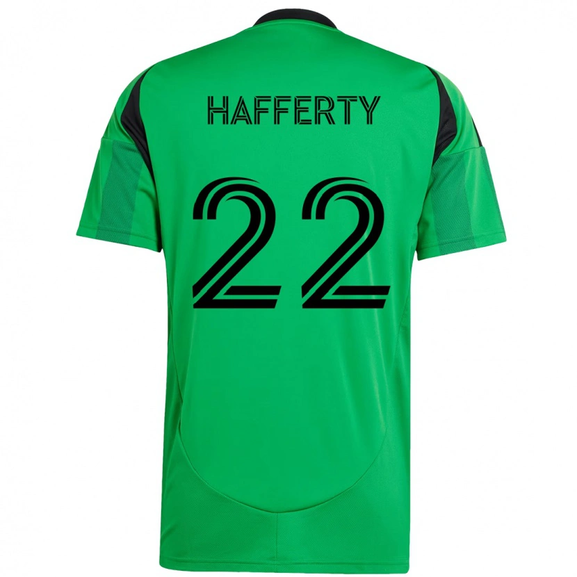 Danxen Heren Joe Hafferty #22 Groen Zwart Thuisshirt Thuistenue 2025/26 T-Shirt