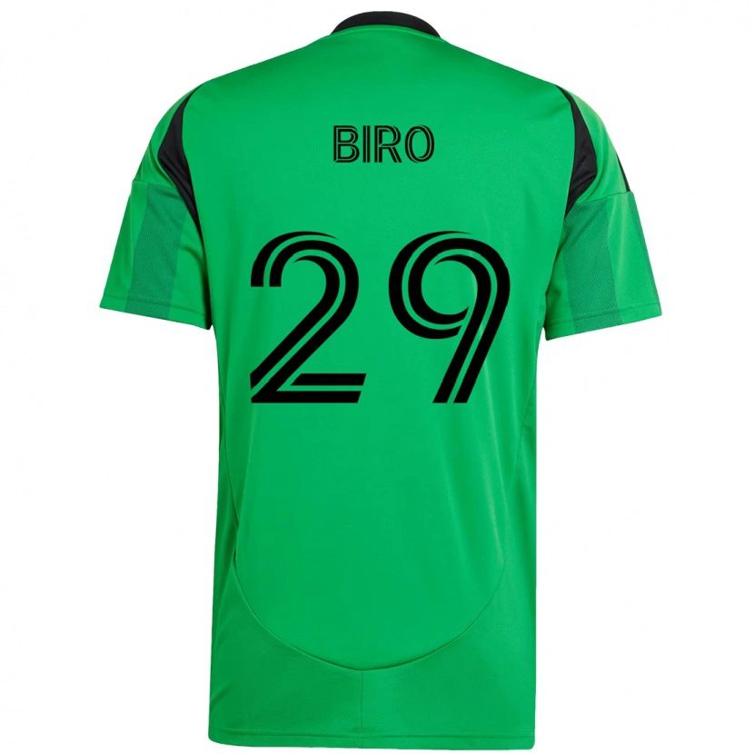 Danxen Heren Guilherme Biro #29 Groen Zwart Thuisshirt Thuistenue 2025/26 T-Shirt