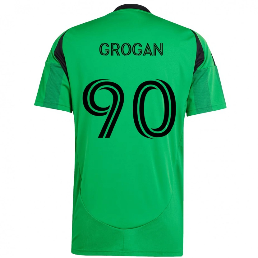 Danxen Heren Peter Grogan #90 Groen Zwart Thuisshirt Thuistenue 2025/26 T-Shirt