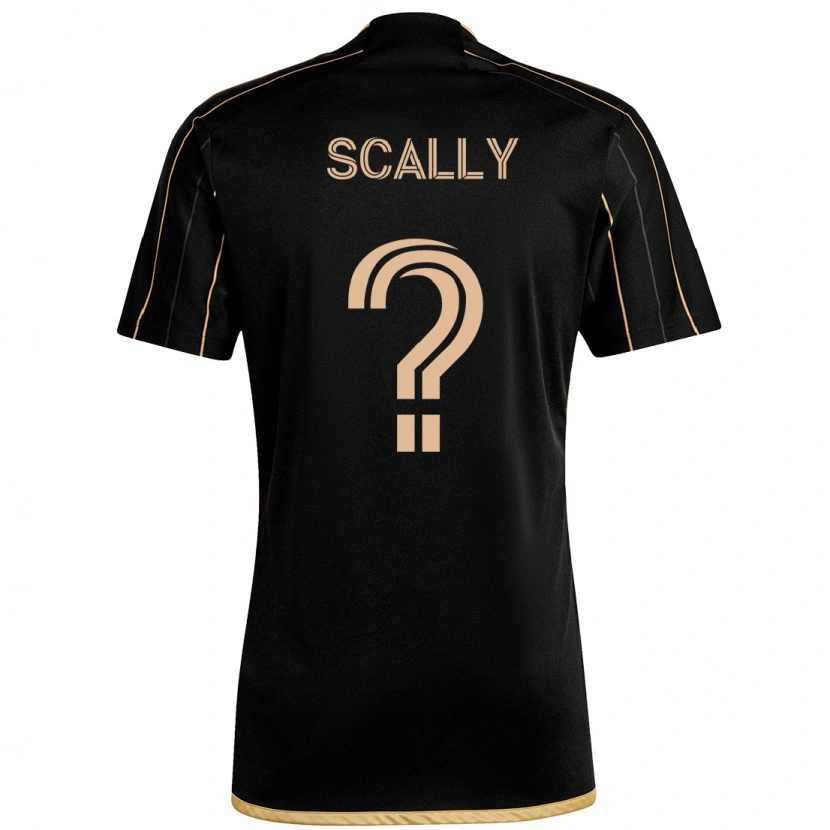 Danxen Heren Ethan Scally #0 Zwart Bruin Thuisshirt Thuistenue 2025/26 T-Shirt