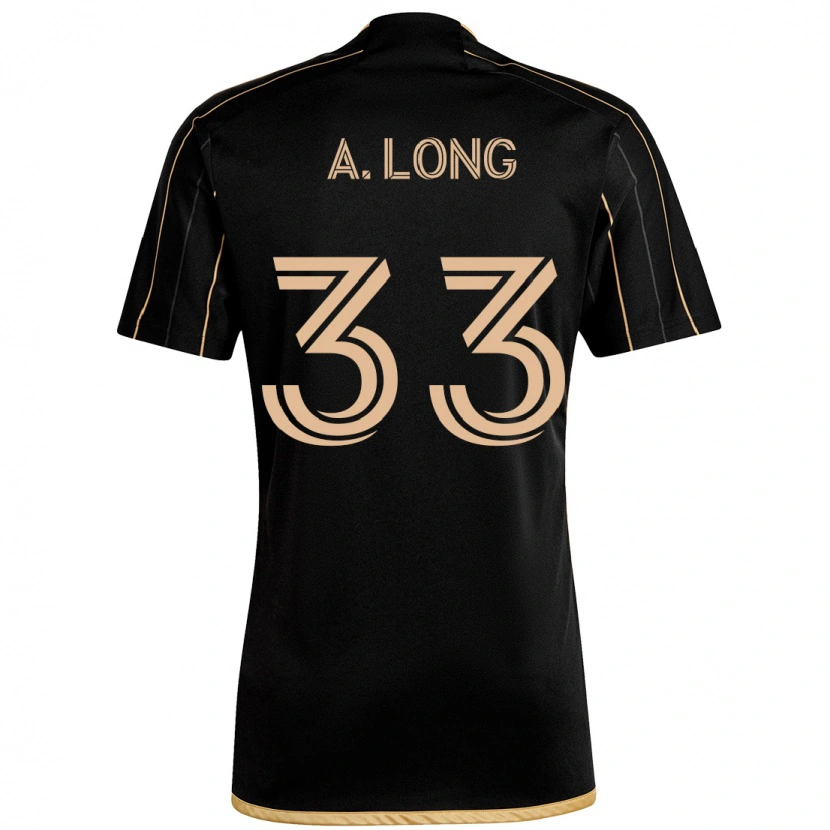 Danxen Heren Aaron Long #33 Zwart Bruin Thuisshirt Thuistenue 2025/26 T-Shirt