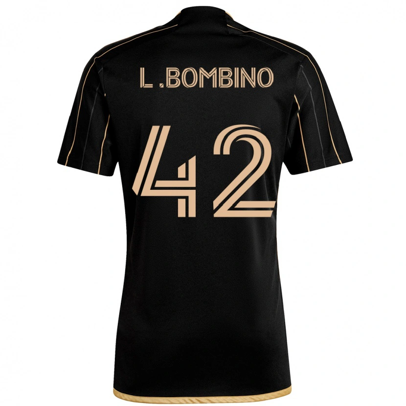 Danxen Heren Luca Bombino #42 Zwart Bruin Thuisshirt Thuistenue 2025/26 T-Shirt