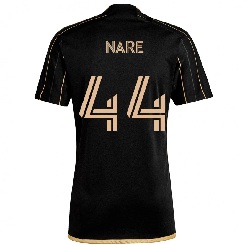 Danxen Heren Thabo Nare #44 Zwart Bruin Thuisshirt Thuistenue 2025/26 T-Shirt