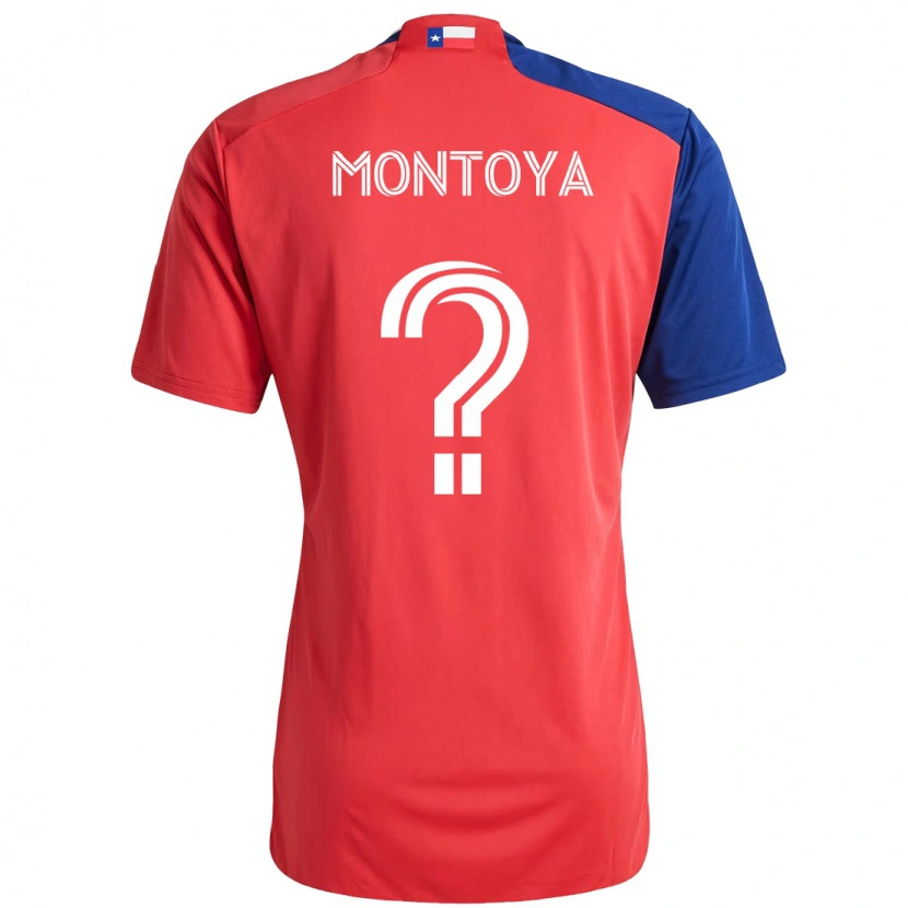 Danxen Heren Nicolás Montoya #0 Rood Marineblauw Thuisshirt Thuistenue 2025/26 T-Shirt