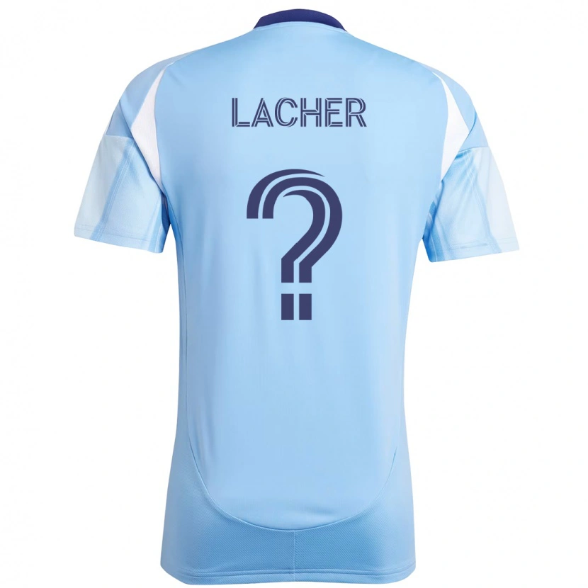 Danxen Heren Julien Lacher #0 Lichtblauw Thuisshirt Thuistenue 2025/26 T-Shirt