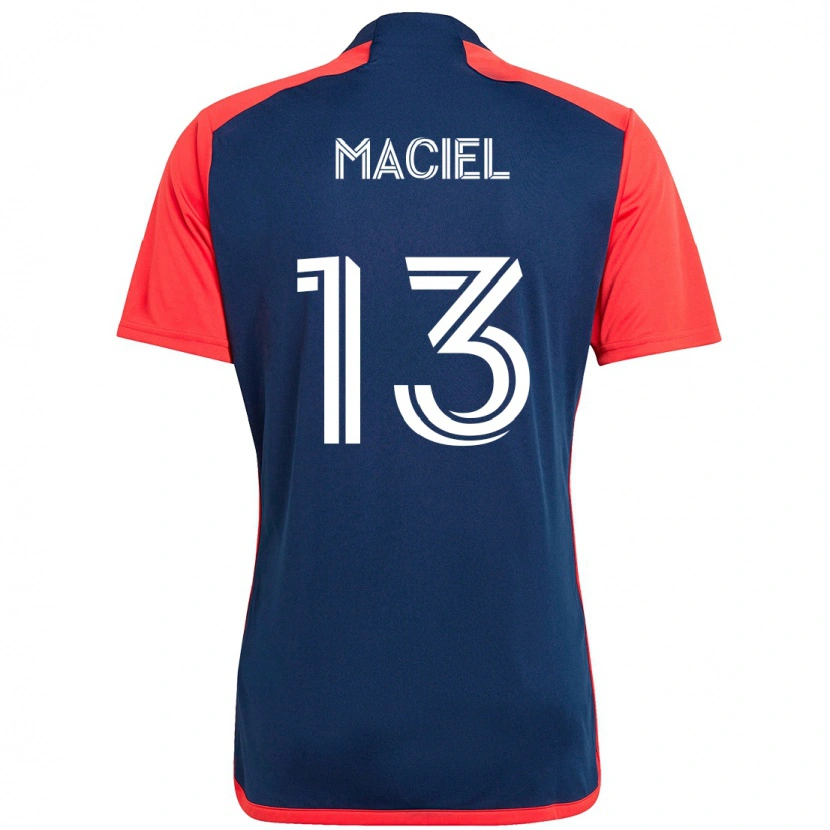 Danxen Heren Maciel #13 Blauw Rood Thuisshirt Thuistenue 2025/26 T-Shirt