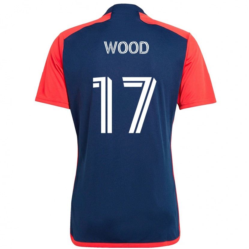 Danxen Heren Bobby Wood #17 Blauw Rood Thuisshirt Thuistenue 2025/26 T-Shirt