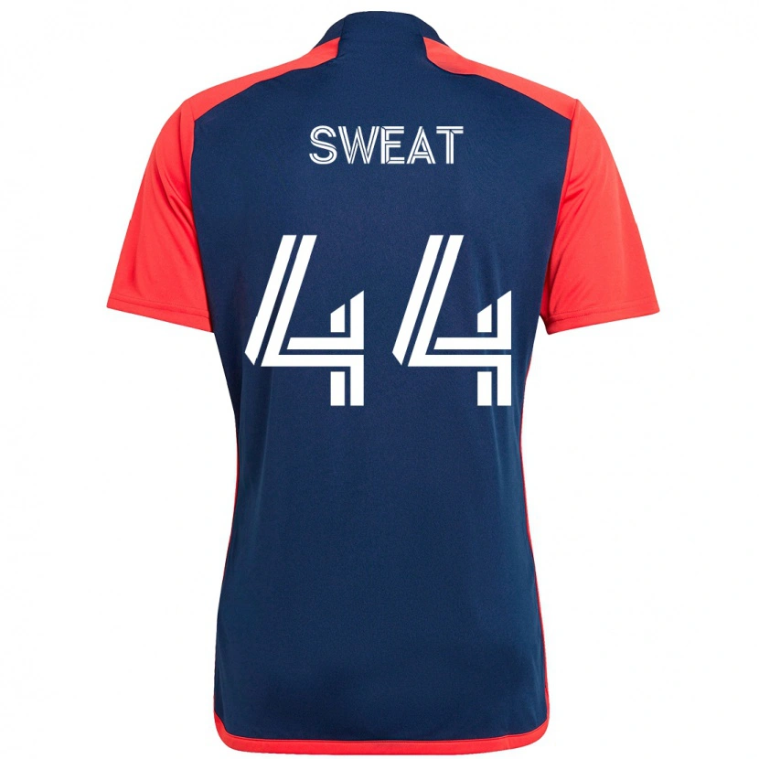 Danxen Heren Ben Sweat #44 Blauw Rood Thuisshirt Thuistenue 2025/26 T-Shirt
