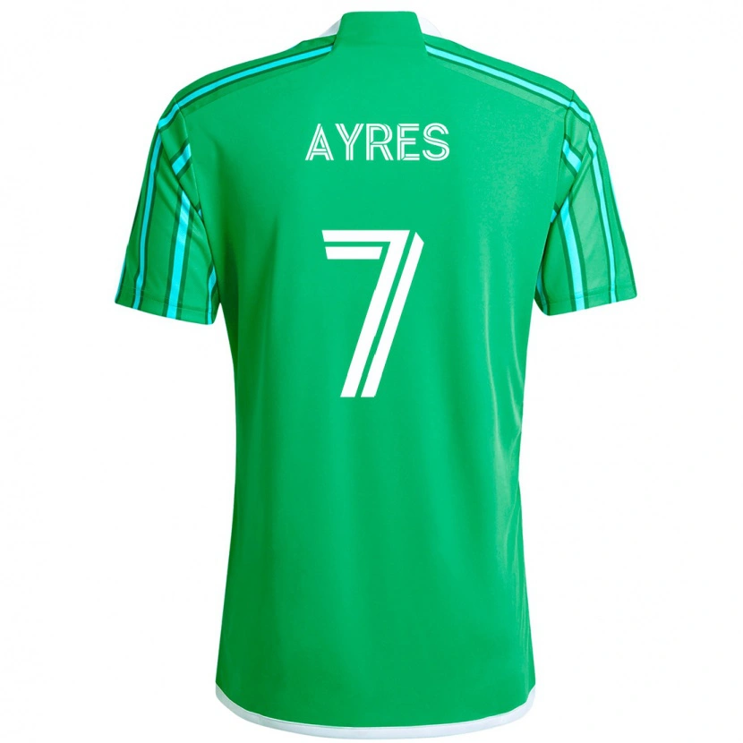 Danxen Heren Melina Ayres #7 Groen Wit Thuisshirt Thuistenue 2025/26 T-Shirt