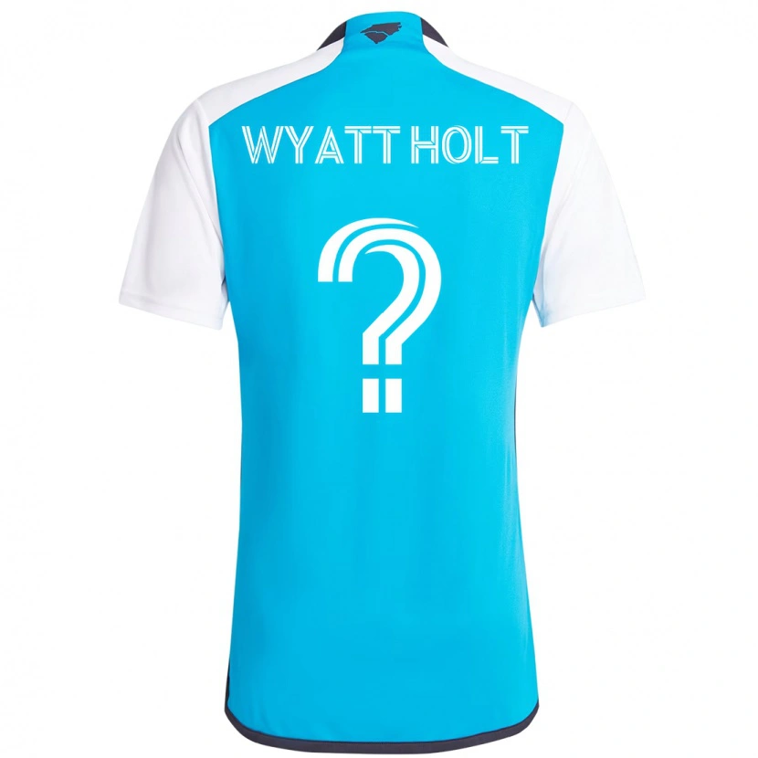 Danxen Heren Wyatt Holt #0 Hemelsblauw Wit Thuisshirt Thuistenue 2025/26 T-Shirt