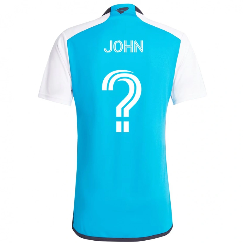 Danxen Heren Aron John #0 Hemelsblauw Wit Thuisshirt Thuistenue 2025/26 T-Shirt