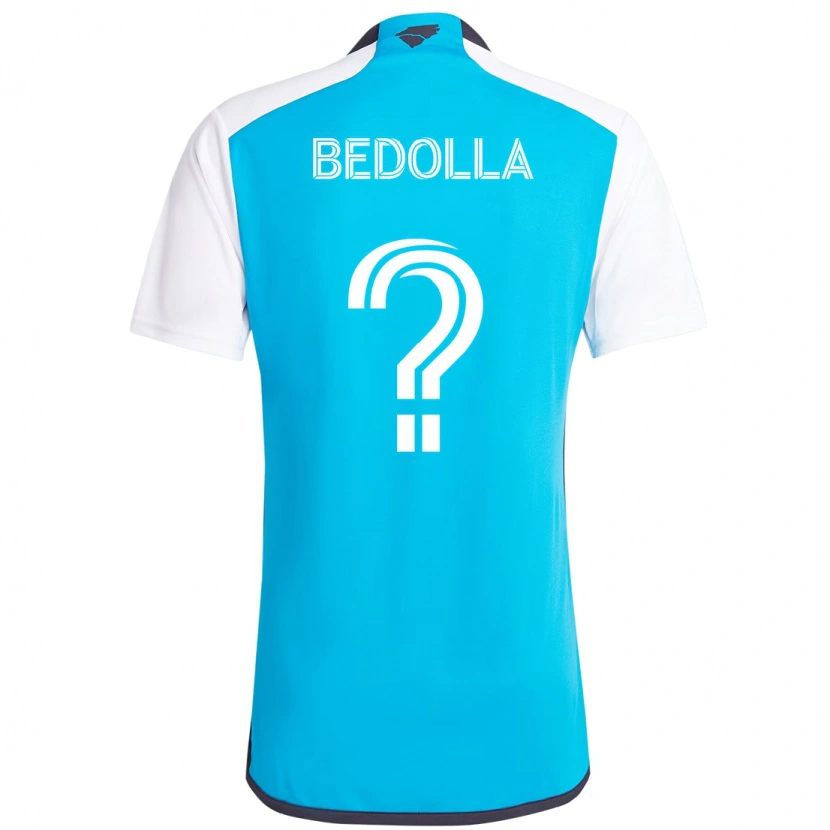 Danxen Heren Brando Bedolla #0 Hemelsblauw Wit Thuisshirt Thuistenue 2025/26 T-Shirt
