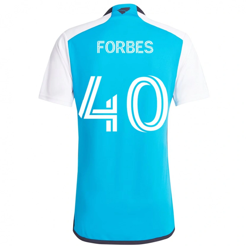 Danxen Heren Jahlane Forbes #40 Hemelsblauw Wit Thuisshirt Thuistenue 2025/26 T-Shirt