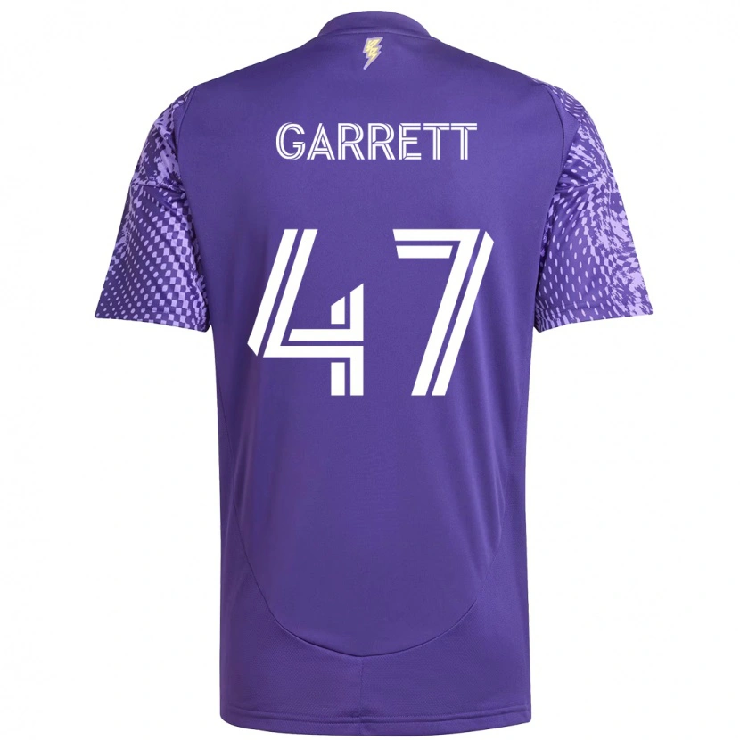 Danxen Heren Ian Garrett #47 Paars Wit Thuisshirt Thuistenue 2025/26 T-Shirt