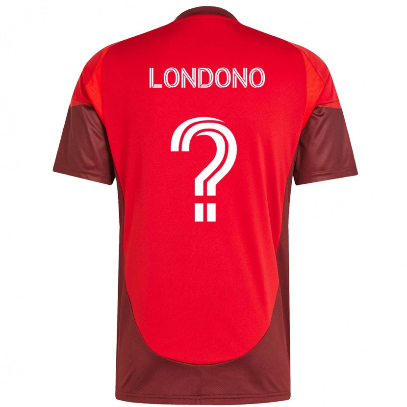Danxen Heren Tyler Londono #0 Rood Wit Thuisshirt Thuistenue 2025/26 T-Shirt