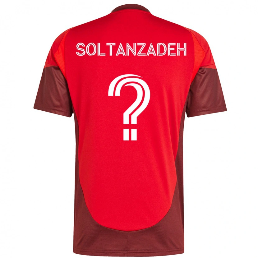 Danxen Heren Shayan Soltanzadeh #0 Rood Wit Thuisshirt Thuistenue 2025/26 T-Shirt