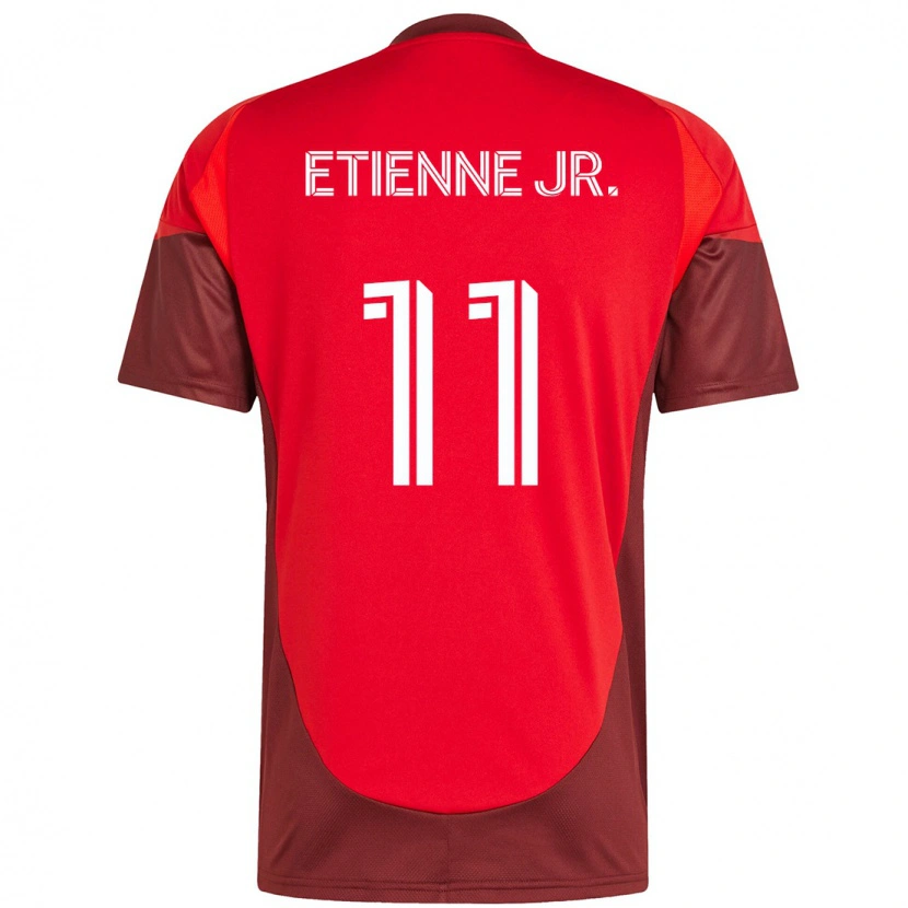 Danxen Heren Derrick Etienne Jr. #11 Rood Wit Thuisshirt Thuistenue 2025/26 T-Shirt