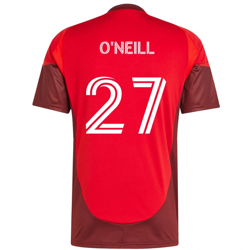 Danxen Heren Shane O'neill #27 Rood Wit Thuisshirt Thuistenue 2025/26 T-Shirt