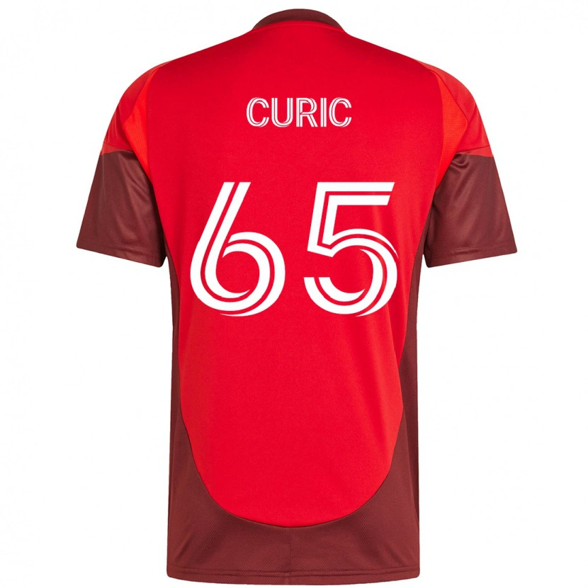 Danxen Heren Antony Curic #65 Rood Wit Thuisshirt Thuistenue 2025/26 T-Shirt