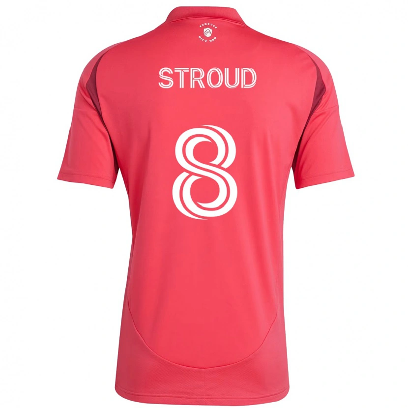Danxen Heren Jared Stroud #8 Magenta Wit Thuisshirt Thuistenue 2025/26 T-Shirt