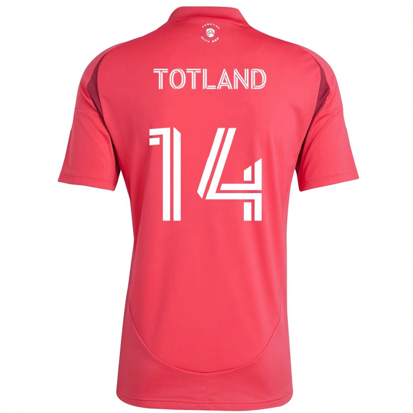 Danxen Heren Tomas Totland #14 Magenta Wit Thuisshirt Thuistenue 2025/26 T-Shirt