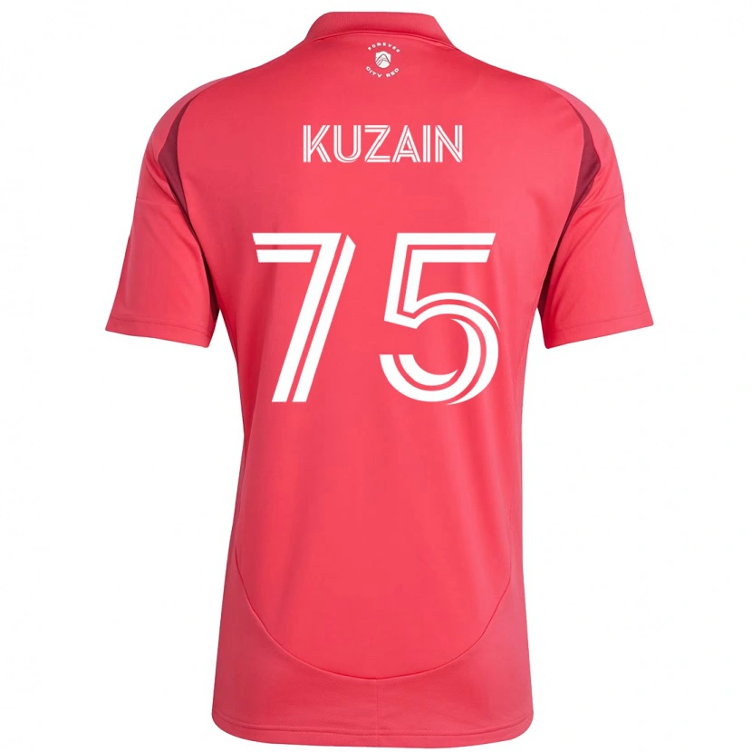 Danxen Heren Wan Kuzain #75 Magenta Wit Thuisshirt Thuistenue 2025/26 T-Shirt