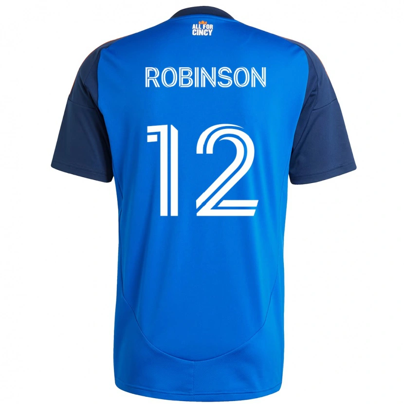 Danxen Heren Miles Robinson #12 Donkerblauw Oranje Thuisshirt Thuistenue 2025/26 T-Shirt