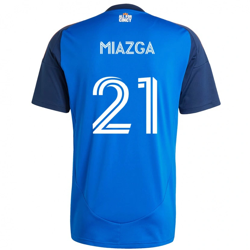 Danxen Heren Matt Miazga #21 Donkerblauw Oranje Thuisshirt Thuistenue 2025/26 T-Shirt
