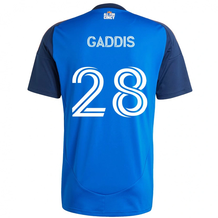 Danxen Heren Raymon Gaddis #28 Donkerblauw Oranje Thuisshirt Thuistenue 2025/26 T-Shirt