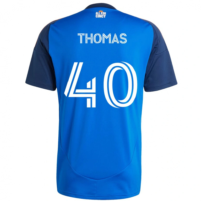 Danxen Heren Kai Thomas #40 Donkerblauw Oranje Thuisshirt Thuistenue 2025/26 T-Shirt
