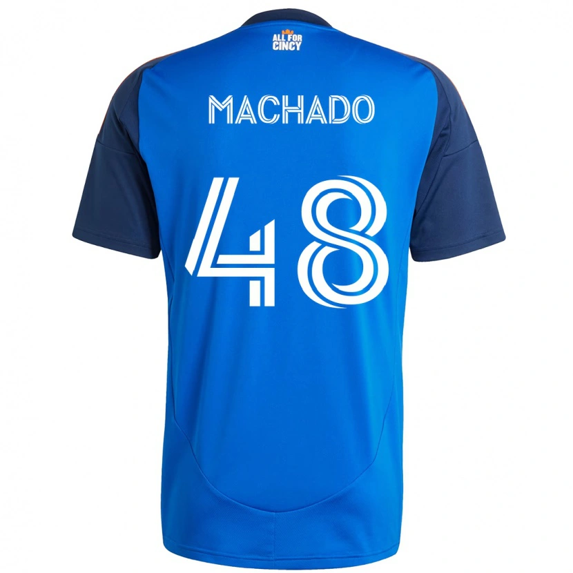 Danxen Heren Juan Machado #48 Donkerblauw Oranje Thuisshirt Thuistenue 2025/26 T-Shirt