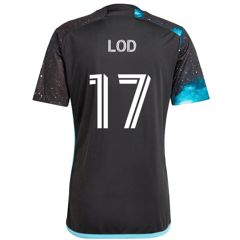 Danxen Heren Robin Lod #17 Zwart Blauw Thuisshirt Thuistenue 2025/26 T-Shirt