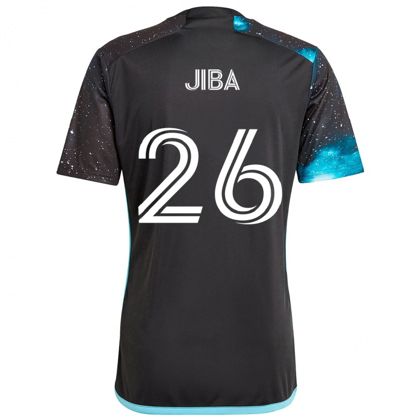 Danxen Heren Ryen Jiba #26 Zwart Blauw Thuisshirt Thuistenue 2025/26 T-Shirt