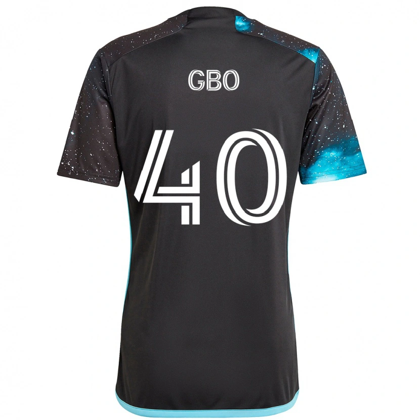 Danxen Heren Cedrik Gbo #40 Zwart Blauw Thuisshirt Thuistenue 2025/26 T-Shirt